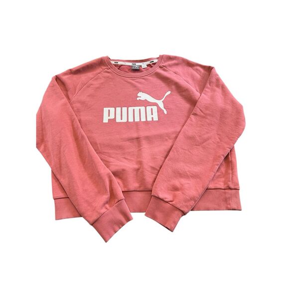 Puma Women's Long Sleeve Mauvewood crewneck Pullover Medium - Picture 1 of 3